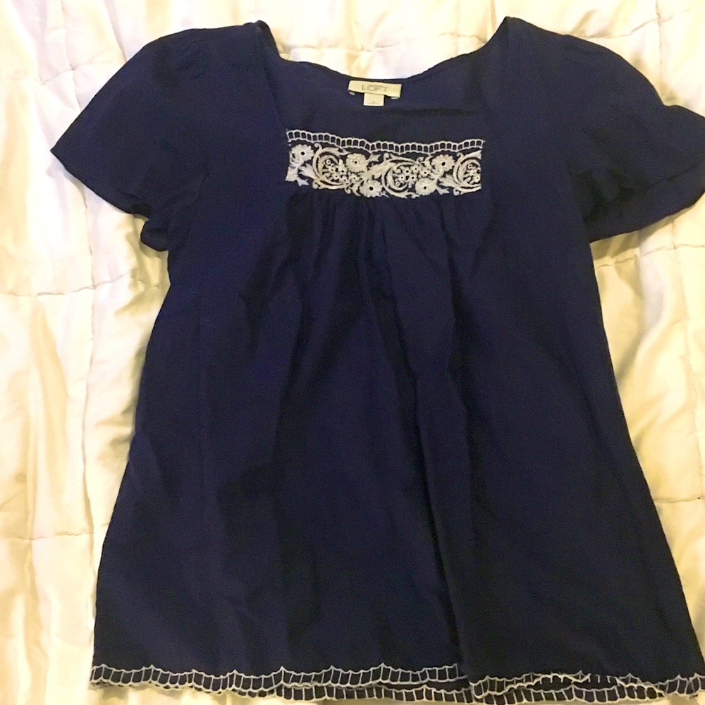 Anne Taylor Loft Linen Shirt